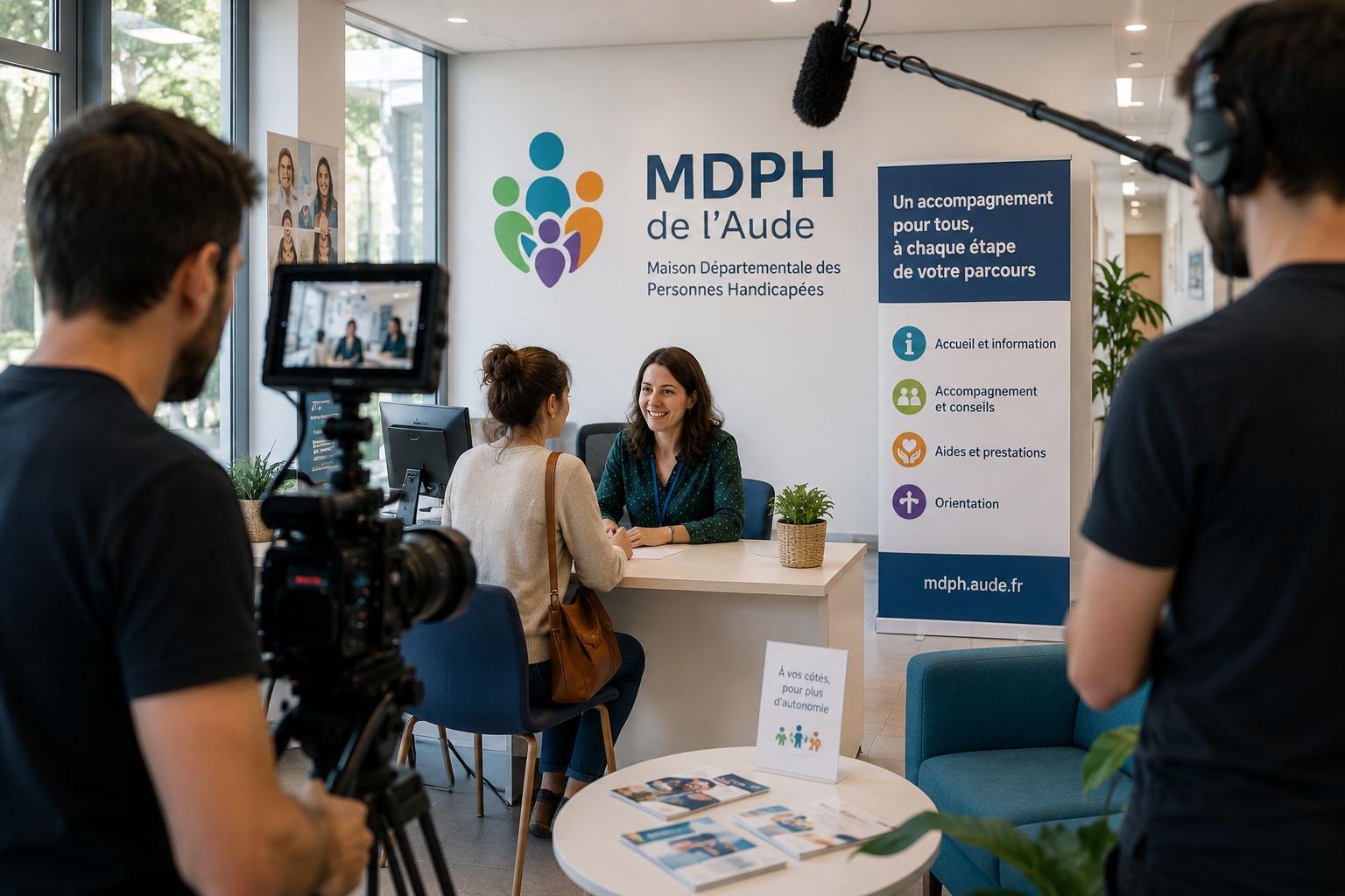 Réalisation d'un clip vidéo de présentation pour la MDPH de l'Aude