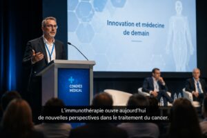 Sous-titrage Vidéo Toulouse | Congrès, Conférences & Santé Sous-titrage professionnel d'une conférence lors d'un congrès médical fait par CM-Réalisations